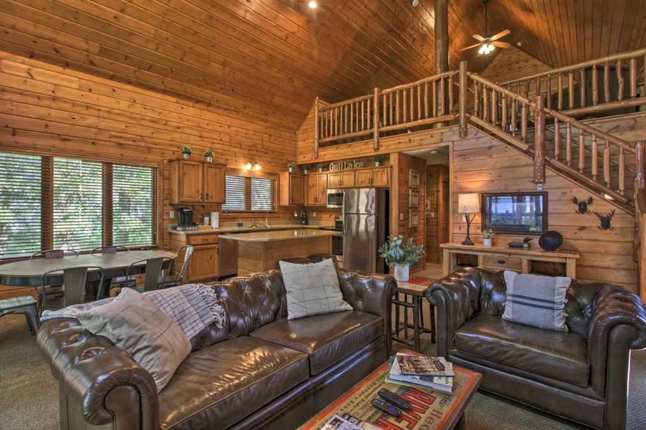 Alluring Nisswa Cabin On Gull Lake With Fireplace! Eksteriør billede